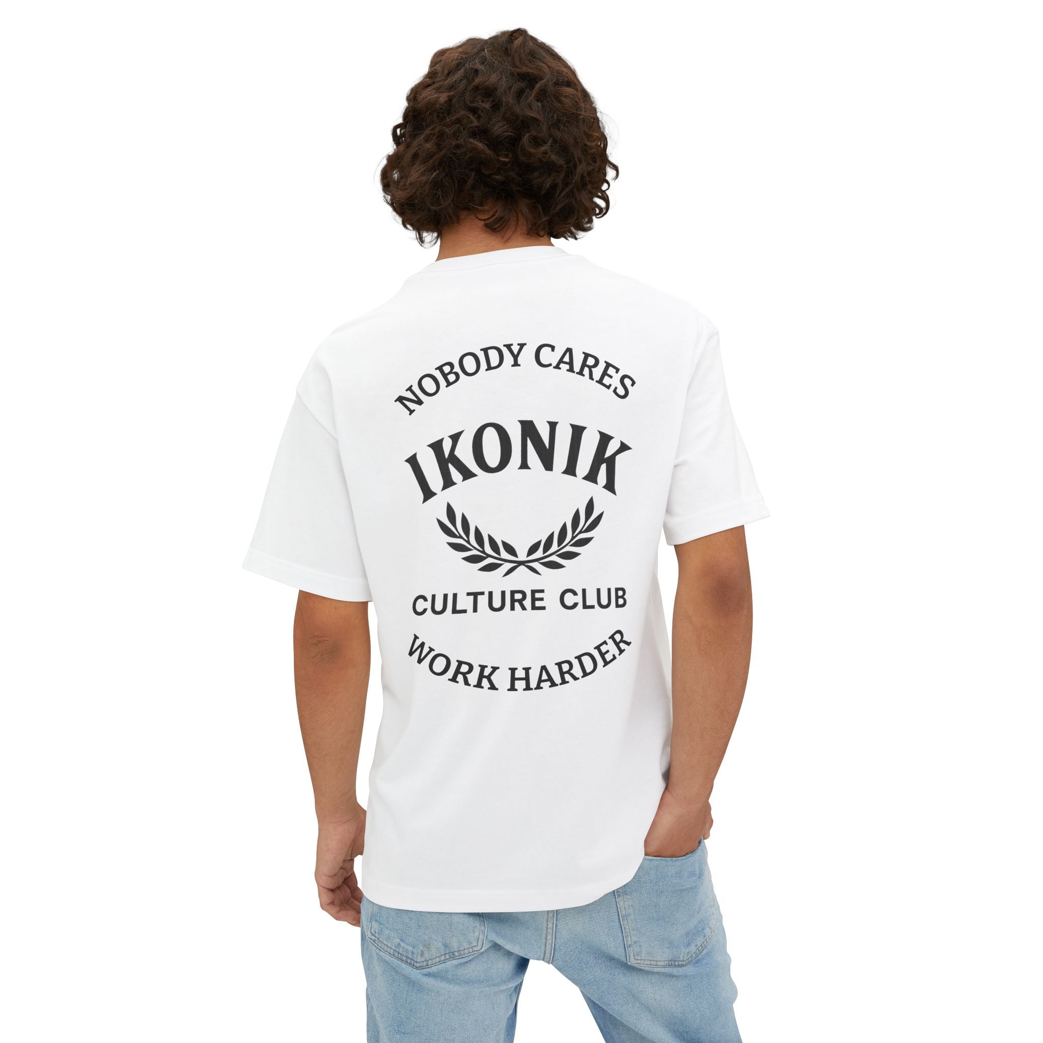 NOBODY CARES WORK HARDER | UNISEX OVERSIZED TEE