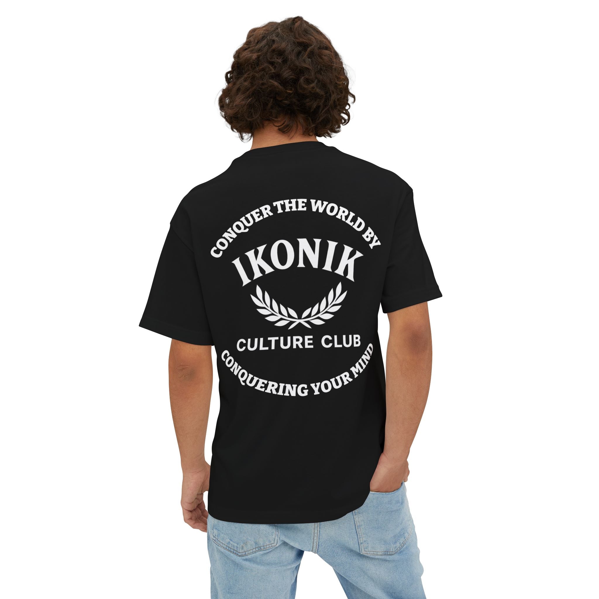 CONQUER THE WORLD | UNISEX OVERSIZED TEE