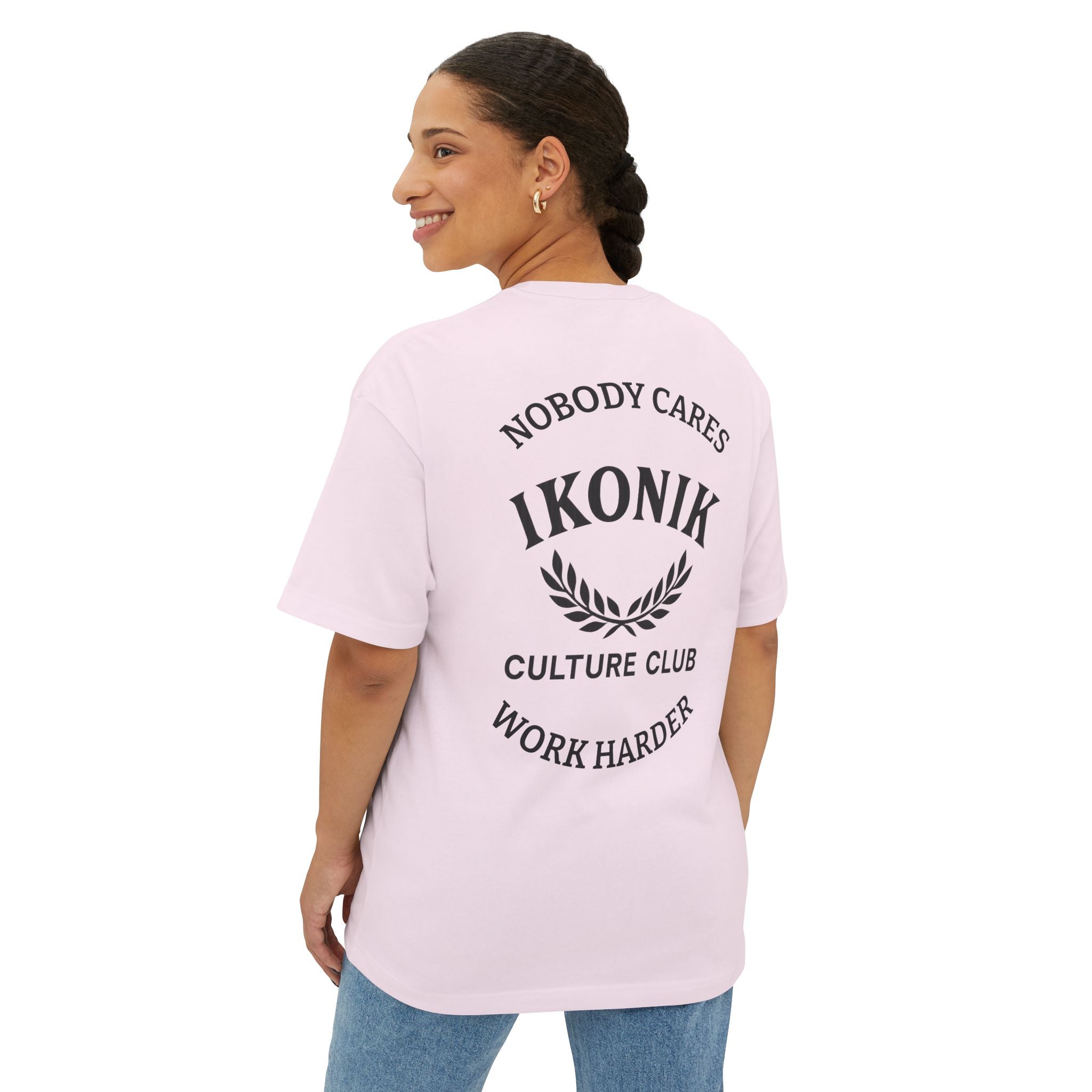 NOBODY CARES WORK HARDER | UNISEX OVERSIZED TEE