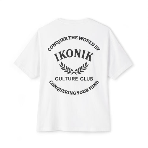 CONQUER THE WORLD | UNISEX OVERSIZED TEE